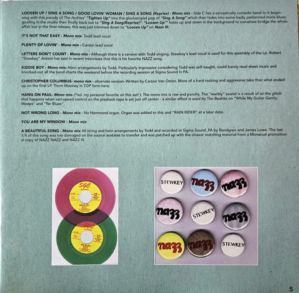 Lost Masters & Demos - Nazz