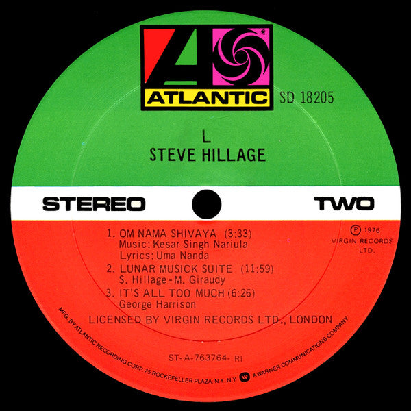 L - Hillage, Steve