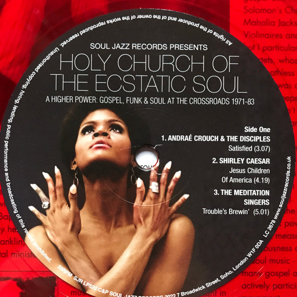 Holy Church Of The Ecstatic Soul – A Higher Power: - Various