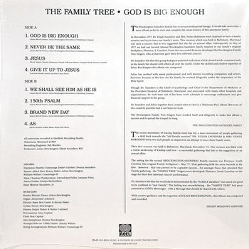 God is Big Enough - Family Tree, The
