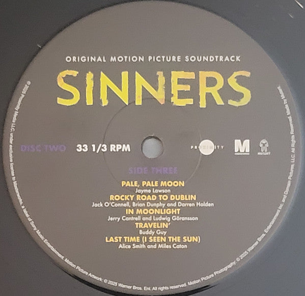 Sinners Soundtrack - Sinners O.S.T. [LP]