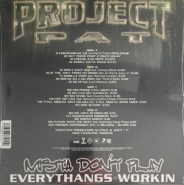Mista Don't Play: Everythangs Workin - Project Pat