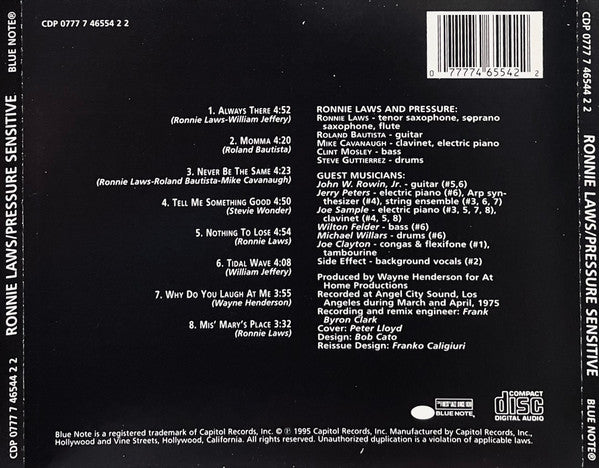 Pressure Sensitive - Laws, Ronnie