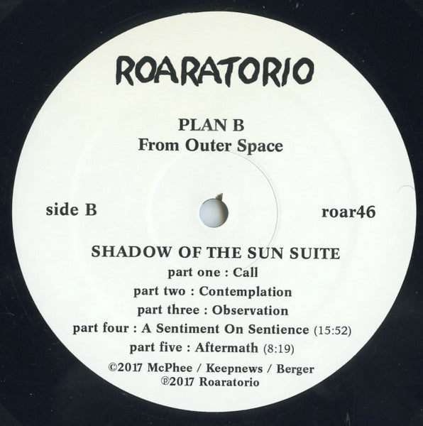 From Outer Space - Plan B: Joe Mcphee/James Keepnews/David Berger