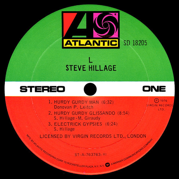 L - Hillage, Steve