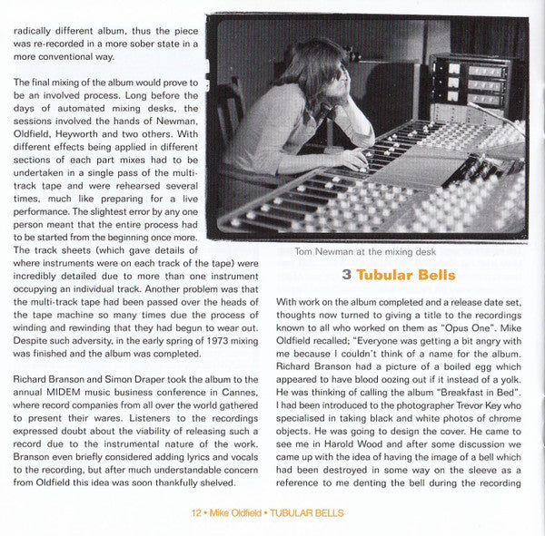 Tubular Bells - Oldfield, Mike