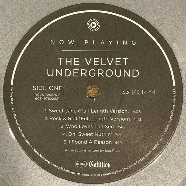 Now Playing - Velvet Underground