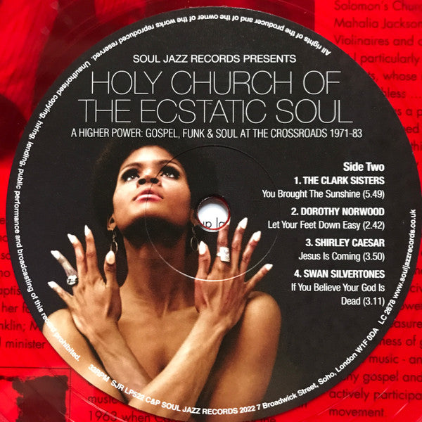 Holy Church Of The Ecstatic Soul – A Higher Power: - Various