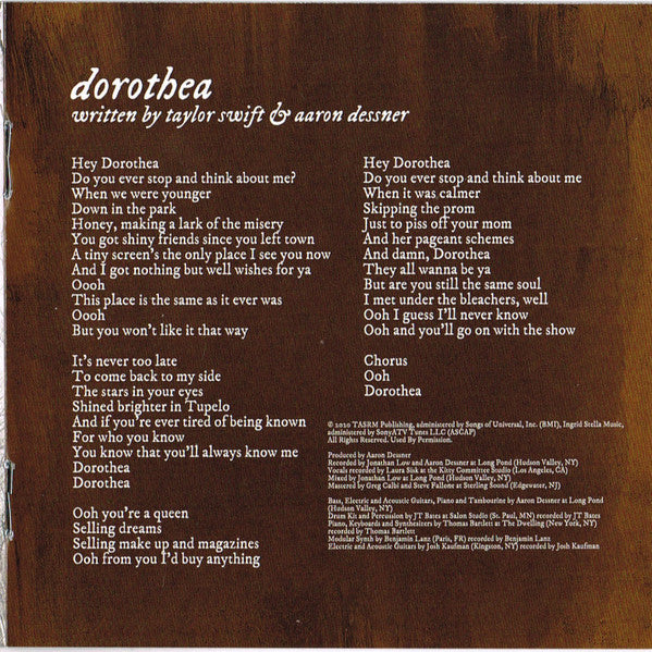Evermore - Swift, Taylor
