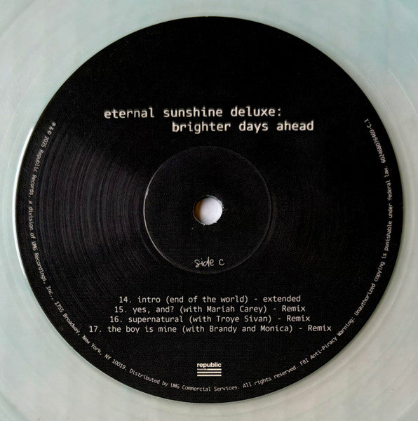 eternal sunshine deluxe: brighter days ahead - Grande, Ariana