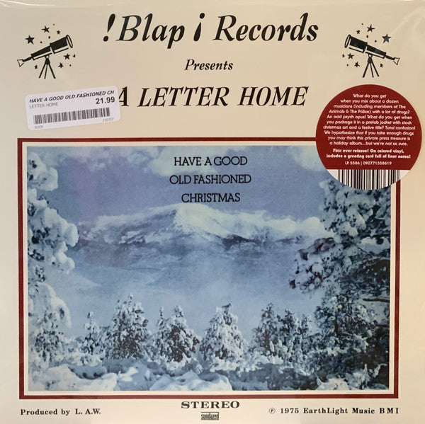 Have A Good Old Fashioned Christmas (White Vinyl) - A Letter Home