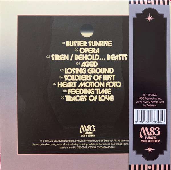 I Wrote You a Letter - M83