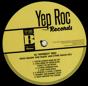 Sings Walkin' And Talkin' And Other Smash Hits! 20 - Reed, Eli "Paperboy"