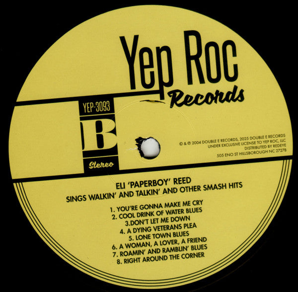 Sings Walkin' And Talkin' And Other Smash Hits! 20 - Reed, Eli "Paperboy"