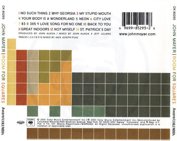 Room For Squares - Mayer, John