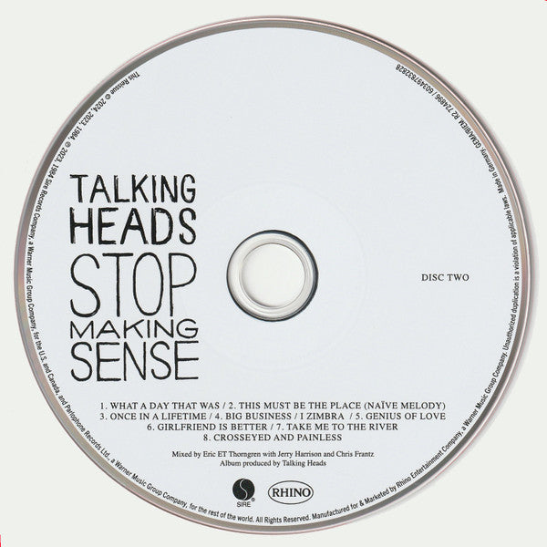 Stop Making Sense (Deluxe) - Talking Heads
