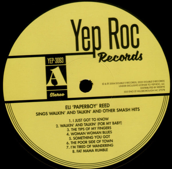 Sings Walkin' And Talkin' And Other Smash Hits! 20 - Reed, Eli "Paperboy"