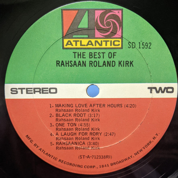The Best Of Rahsaan Roland Kirk - Kirk, Roland
