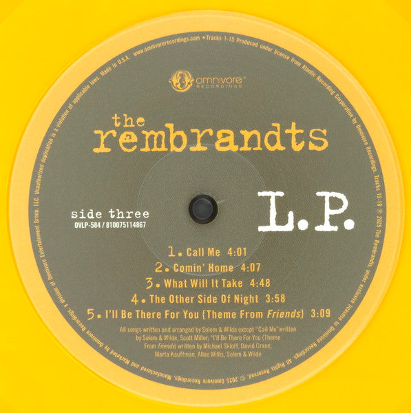L.P. (Opaque Yellow Vinyl) [RSD25 EX] - Rembrandts, The