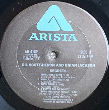 Secrets - Scott-Heron, Gil / Brian Jackson