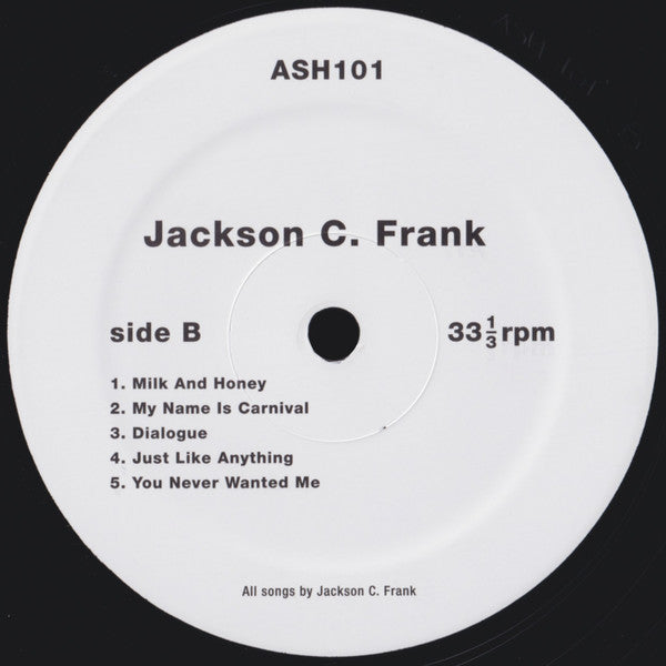 Jackson C. Frank - Frank, Jackson C.
