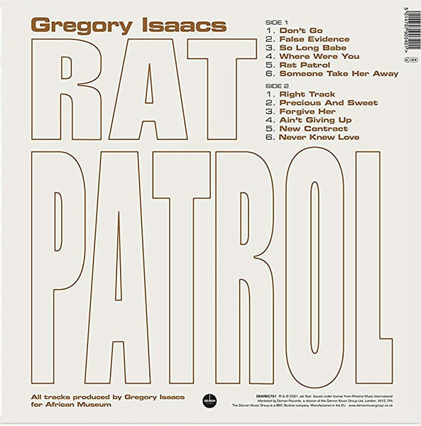 Rat Patrol - Isaacs, Gregory