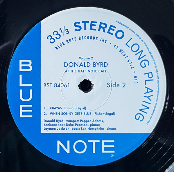 At The Half Note Cafe Vol. 2 (Blue Note Tone Poet  - Byrd, Donald