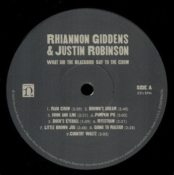 What Did The Blackbird Say To - Giddens, Rhiannon / Robi, Justin