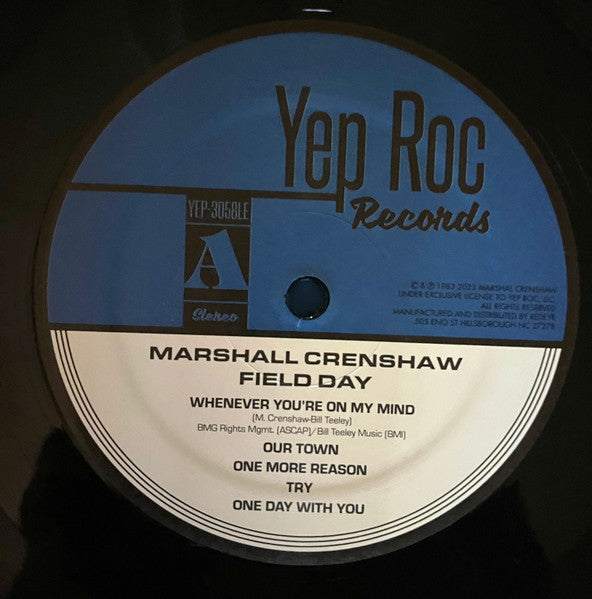Field Day (40th Anniversary Expanded Edition) - Crenshaw, Marshall