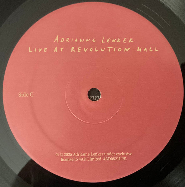 LIVE AT REVOLUTION HALL (RSD) - LENKER,ADRIANNE