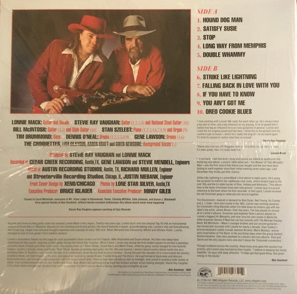 Strike Like Lightning - Mack, Lonnie W/ Stevie Ray Vaughan