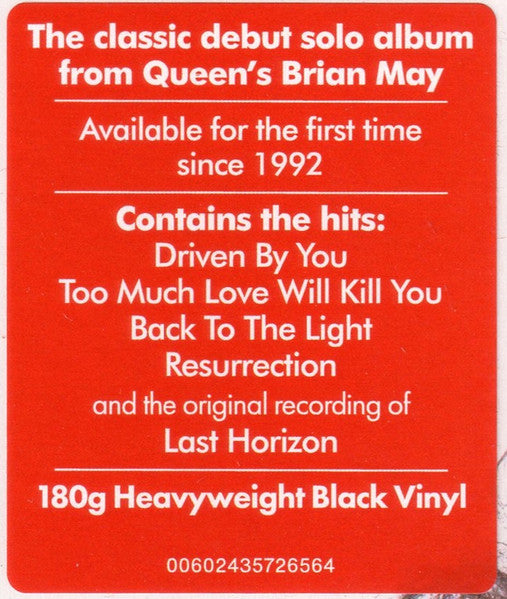 Back To The Light - May, Brian