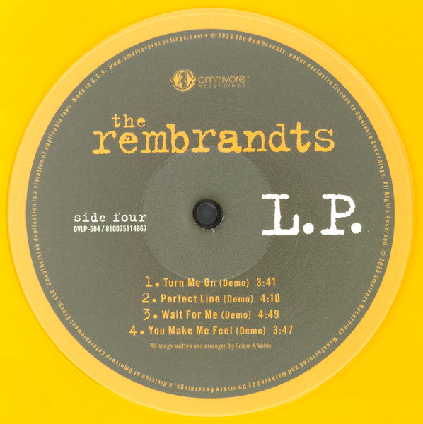 L.P. (Opaque Yellow Vinyl) [RSD25 EX] - Rembrandts, The