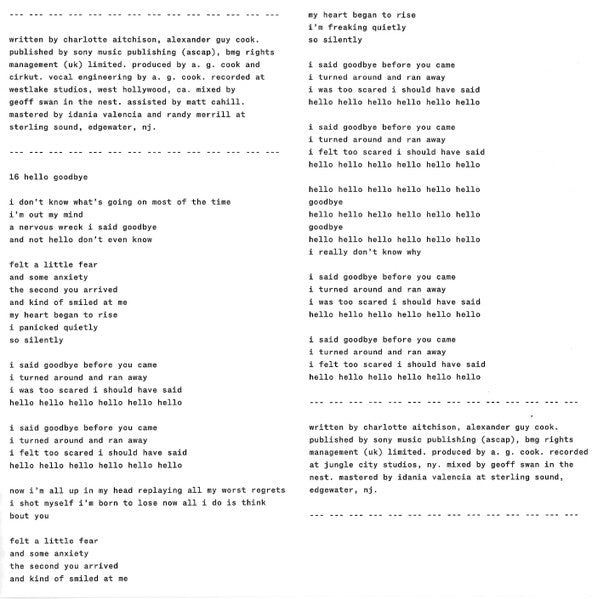 Brat And It's The Same But There's Three More Song - Charli XCX