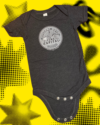3 To 6 Months Funk Capital Onesie -