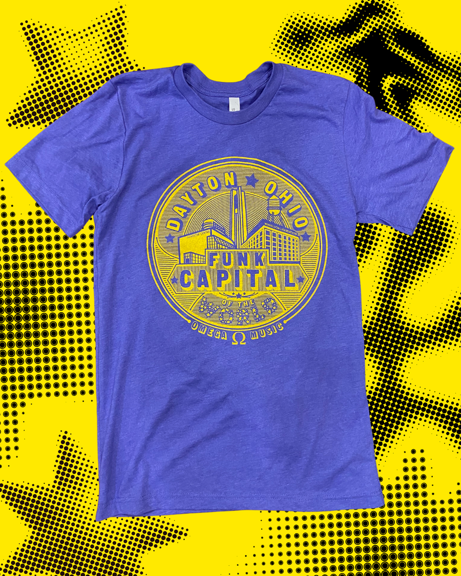 2x Funk Capital Tee (Heather Lapis + Yellow) -